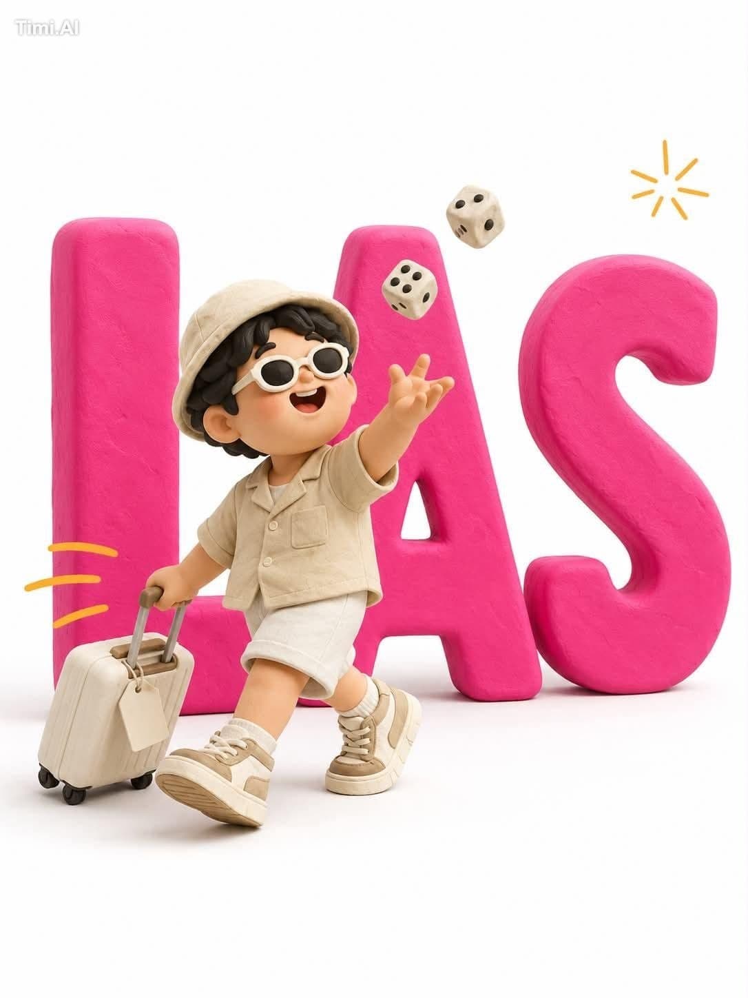Minimalist 3D clay illustration. Giant bold typography readi