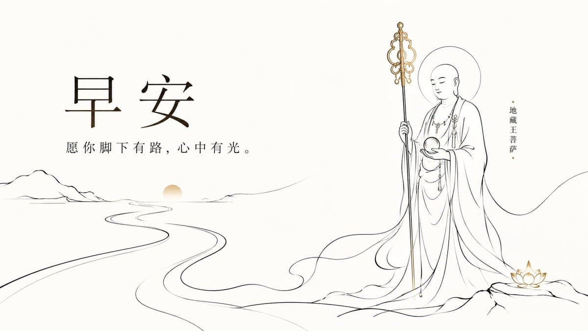 确实这套提示词很能扛事, 也很适合把照片转绘
用这套做一套佛系早安问候图,还是被这种线条迷住
这套提示词,可垫图,可