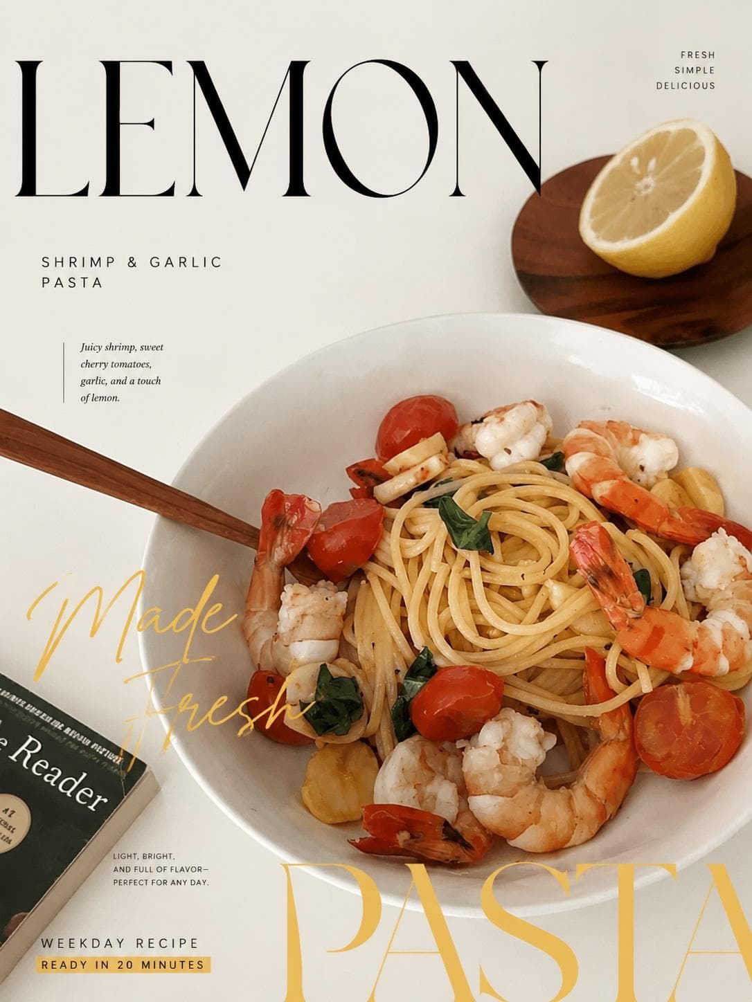Designer-grade modern poster layout with strong visual hiera