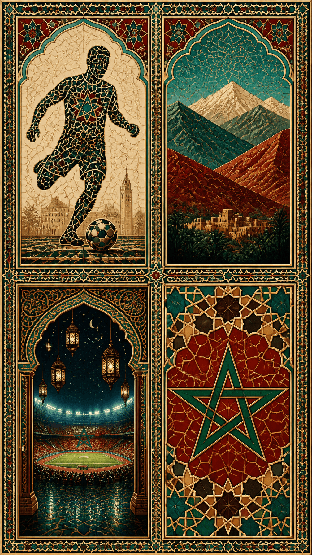 Morocco – Ornamental Islamic Geometric Art Style
Vertical 9: