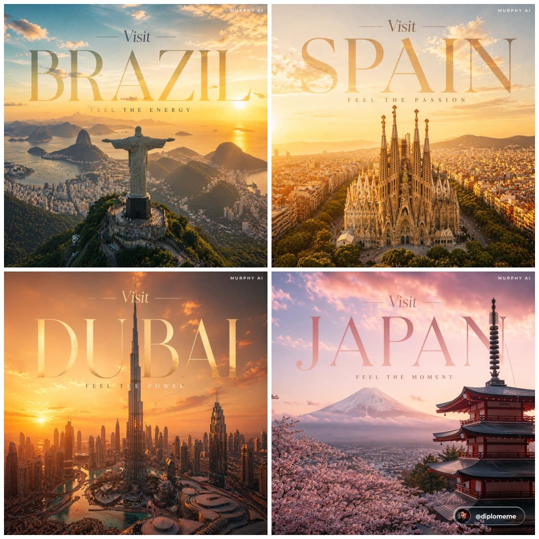 Cinematic luxury tourism poster, Spain, iconic view of Sagra