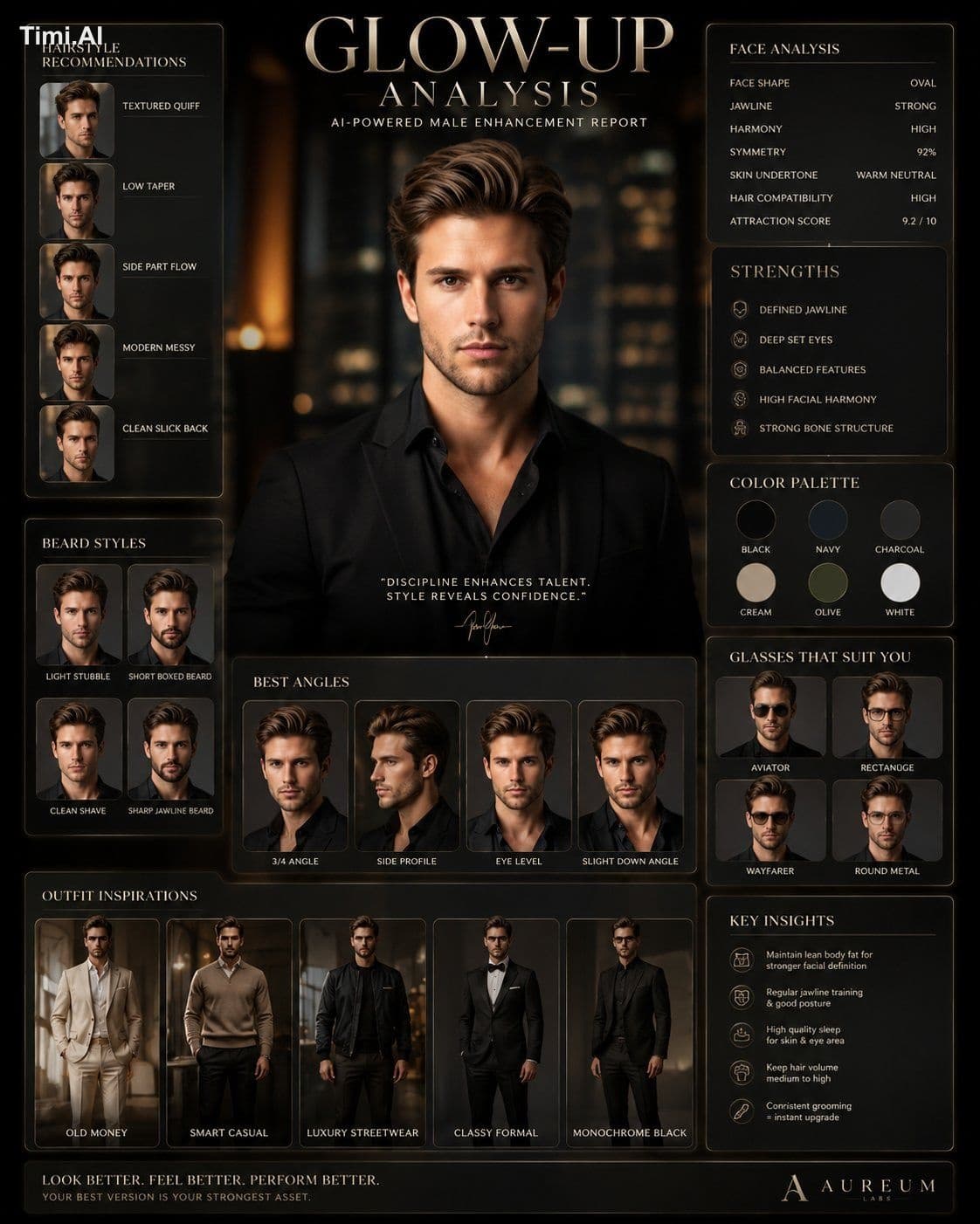 I will upload a face photo/selfie.

Create an ULTRA PREMIUM 