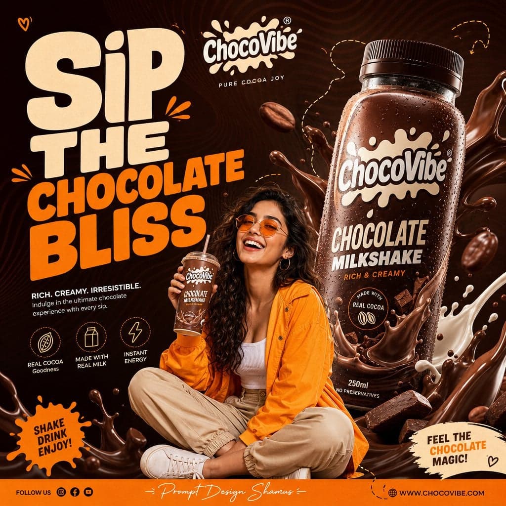 Create a premium Gen-Z commercial advertising poster for a *