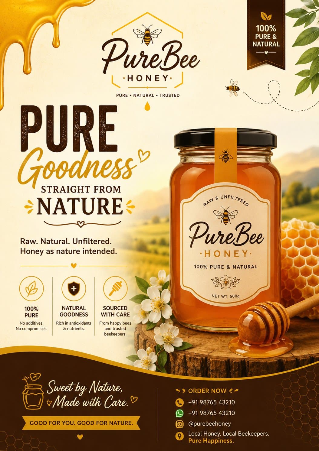 Create a premium, photorealistic advertising poster for a lu