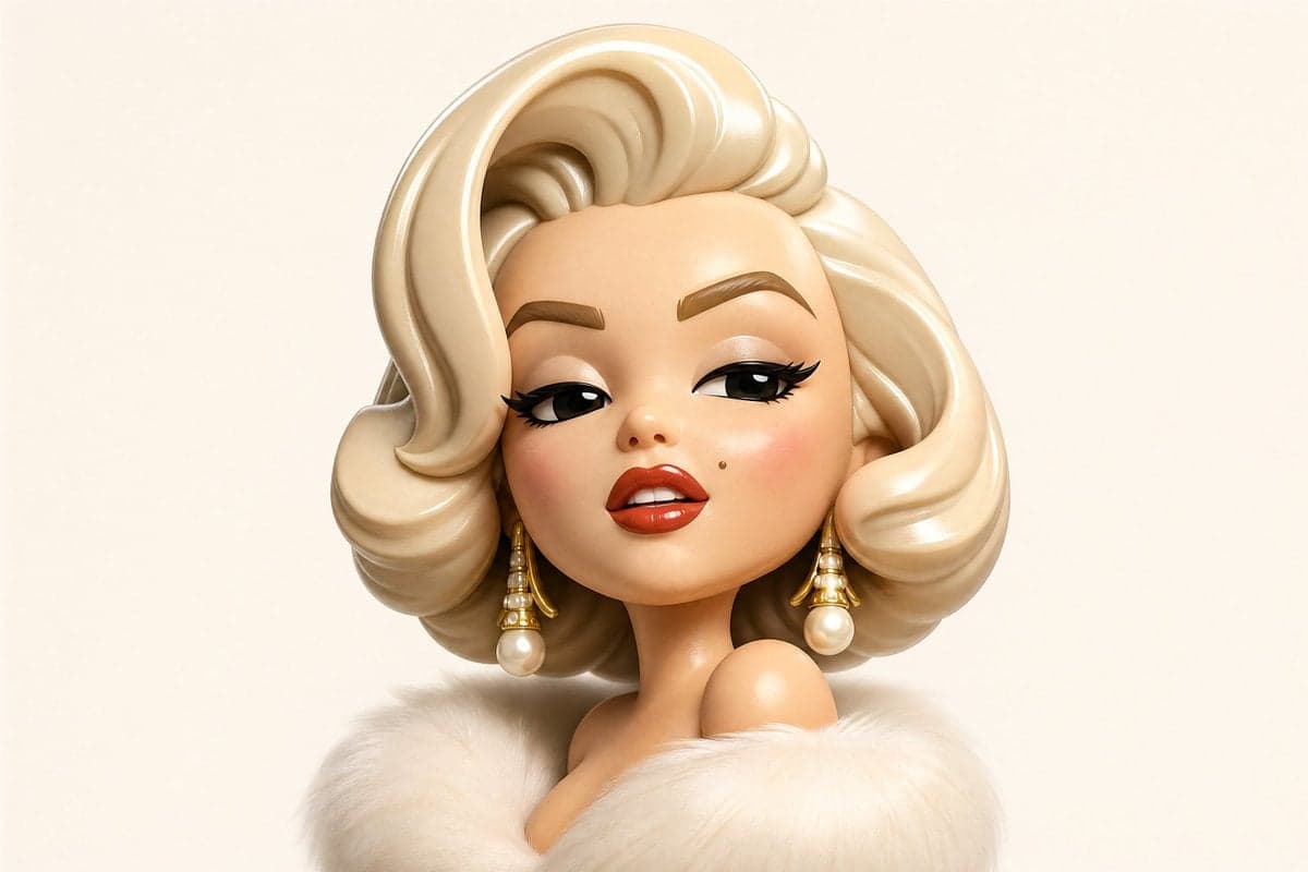 Transform the uploaded portrait into a highly stylized 3D ca