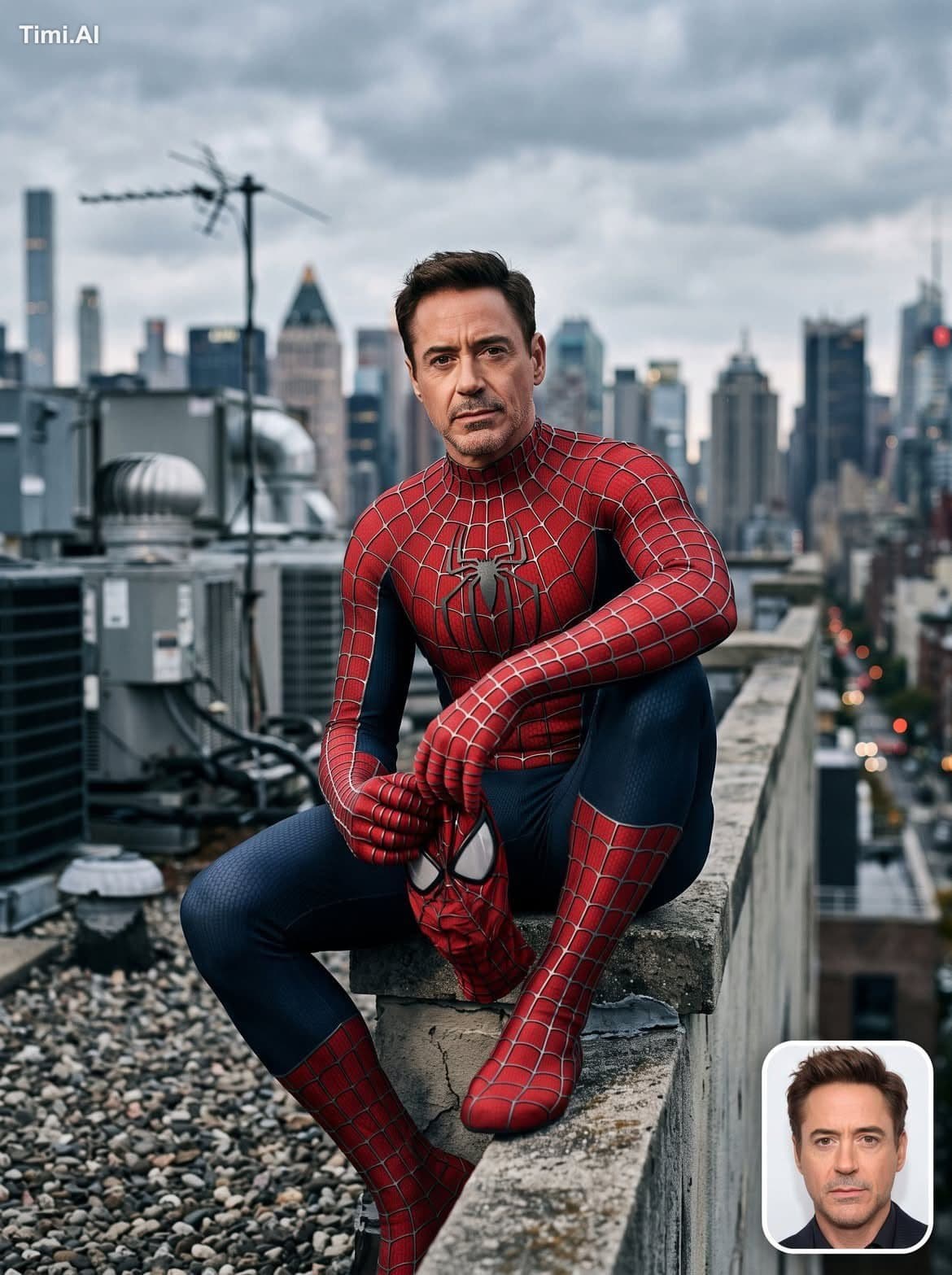 {
"style_prompt_name": "Rooftop Spider-Suit Portrait — Pho