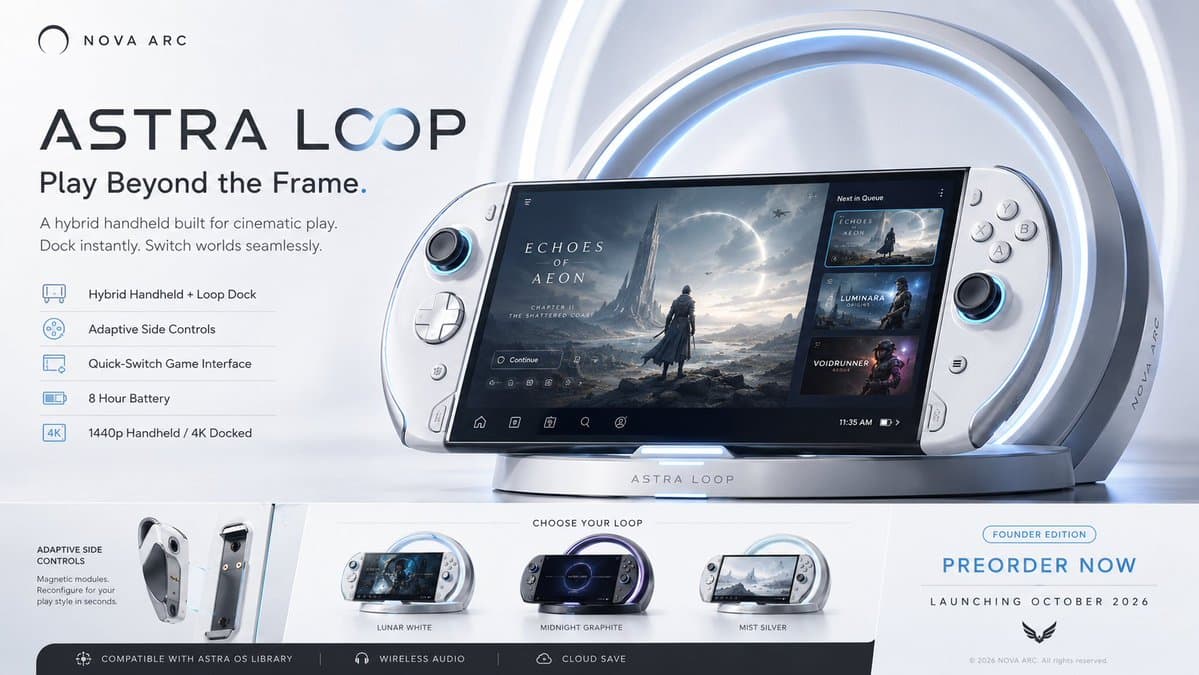 Create a premium, highly believable Fictional Console / Hand