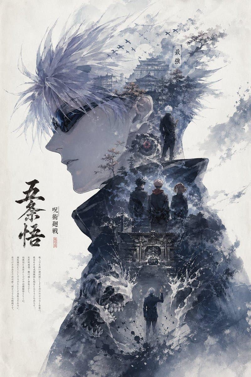 generate a collectible epic poster based on “Frieren: Beyond