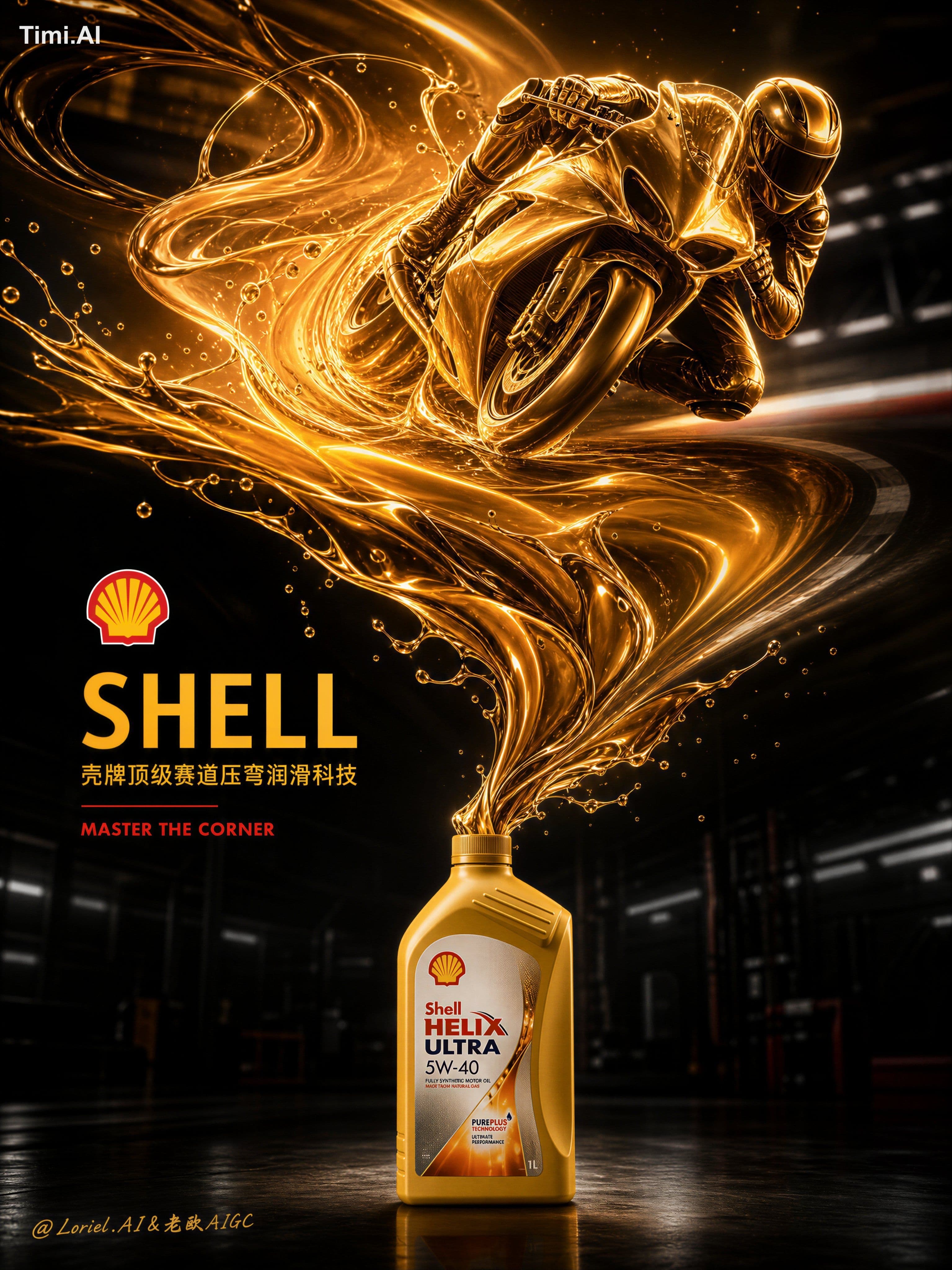 fake logo, blurry label, generic oil bottle, plain light tra