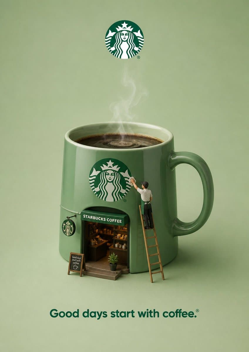 Create a creative 3D advertisement for [ type here any brand