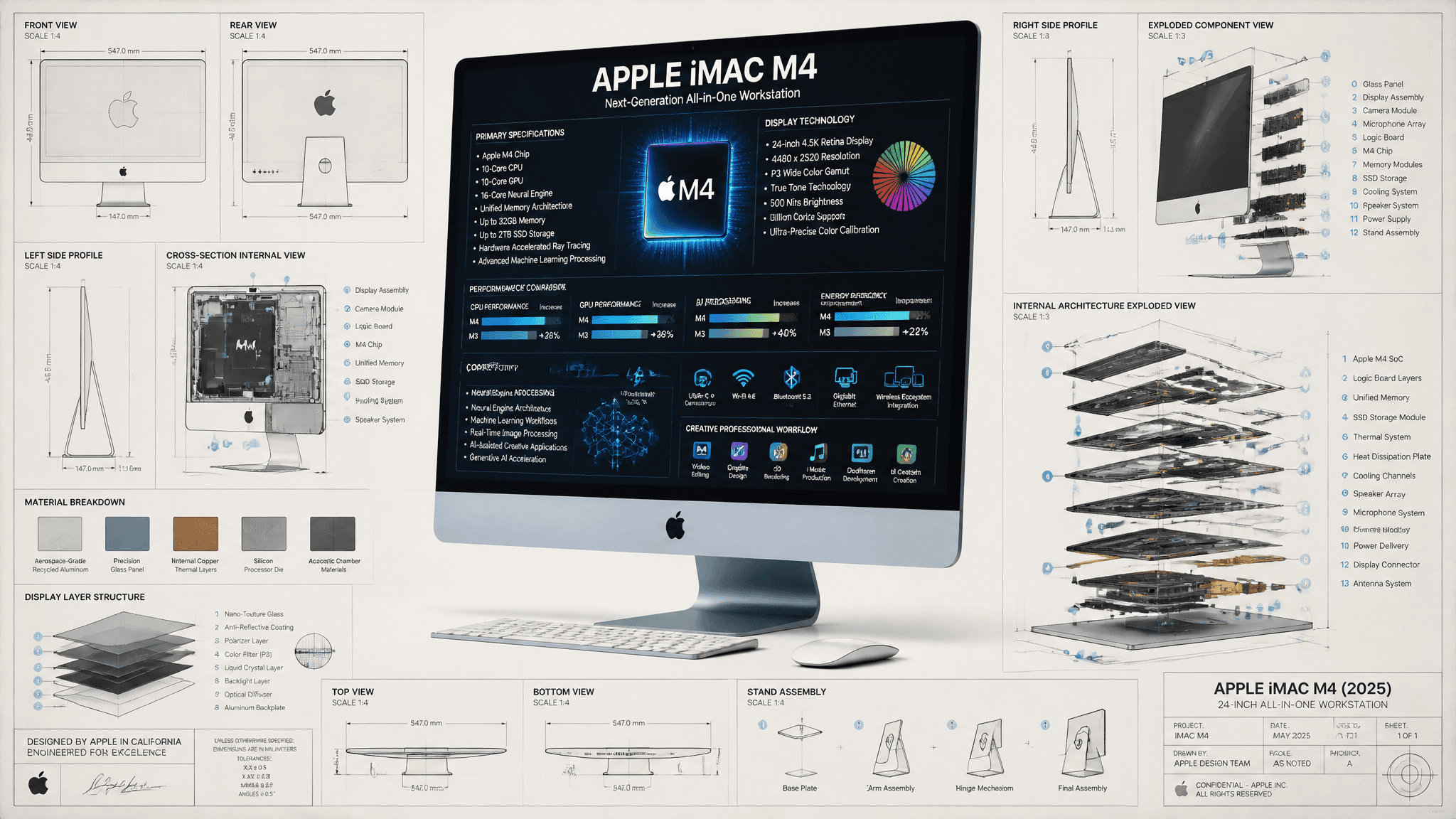 INFOGRAFÍA TÉCNICA ULTRADETALLADA + RENDER 3D FOTORREALISTA