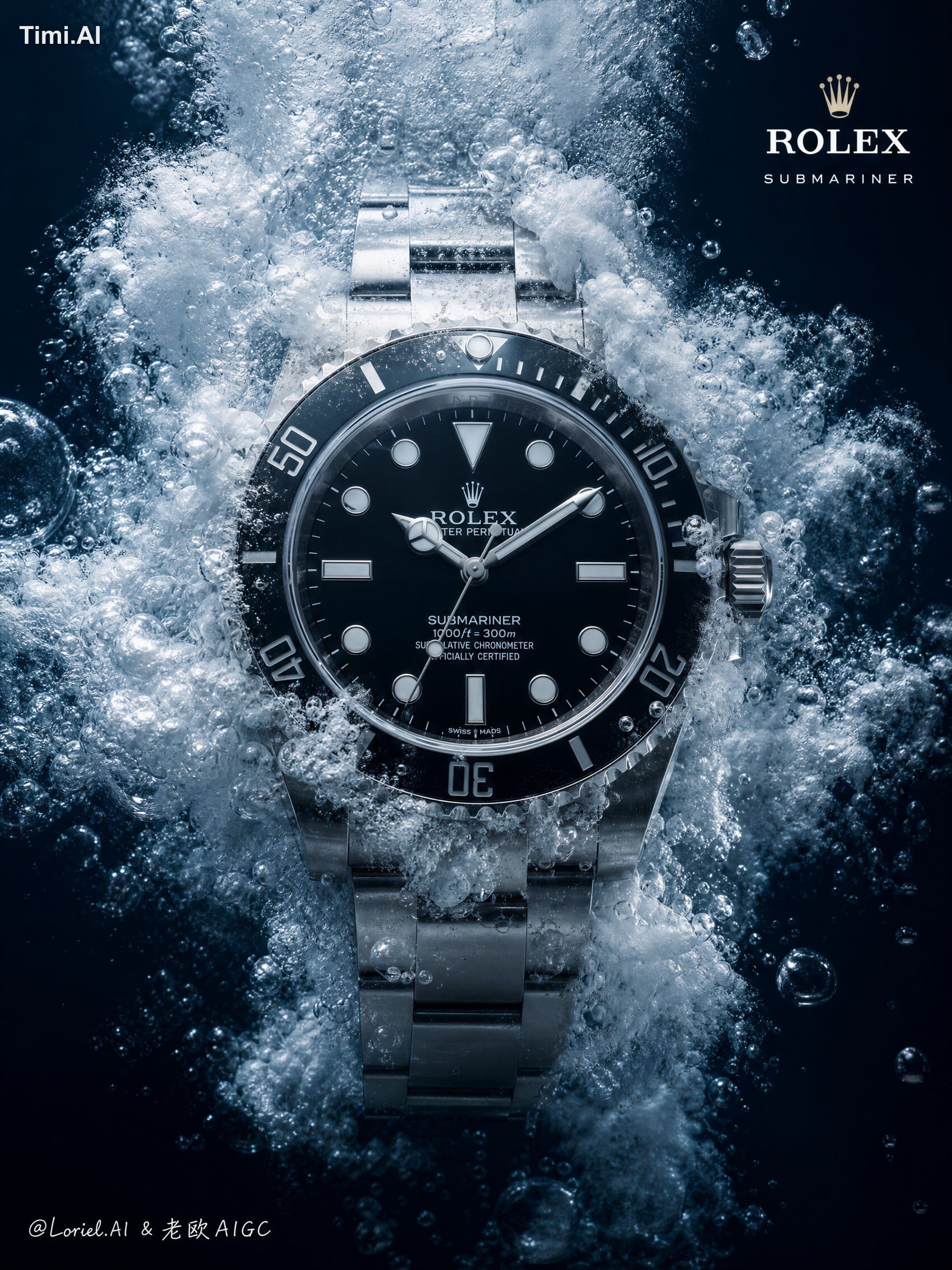 perfectly clean isolated watch, fully unobstructed dial, ran