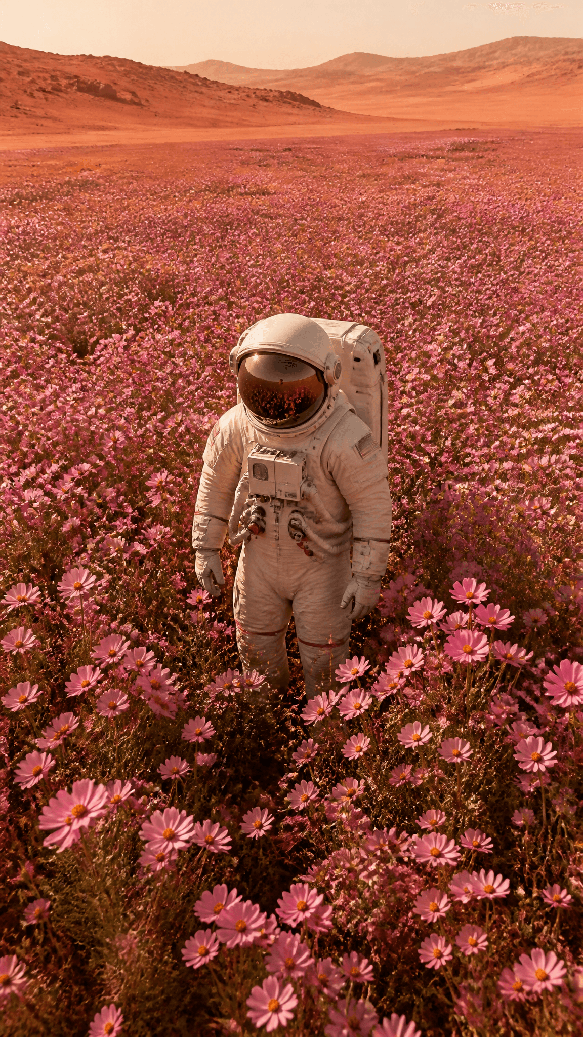 A highly detailed astronaut in a realistic, well-textured sp