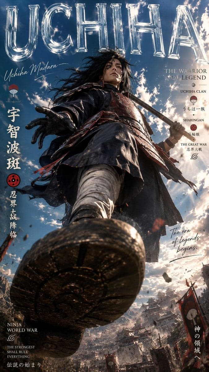 「超电影级动漫真人化巨物透视海报」
主体角色:
【宇智波斑】
剧情主题:
【忍界大战降临】
画面采用:
超低