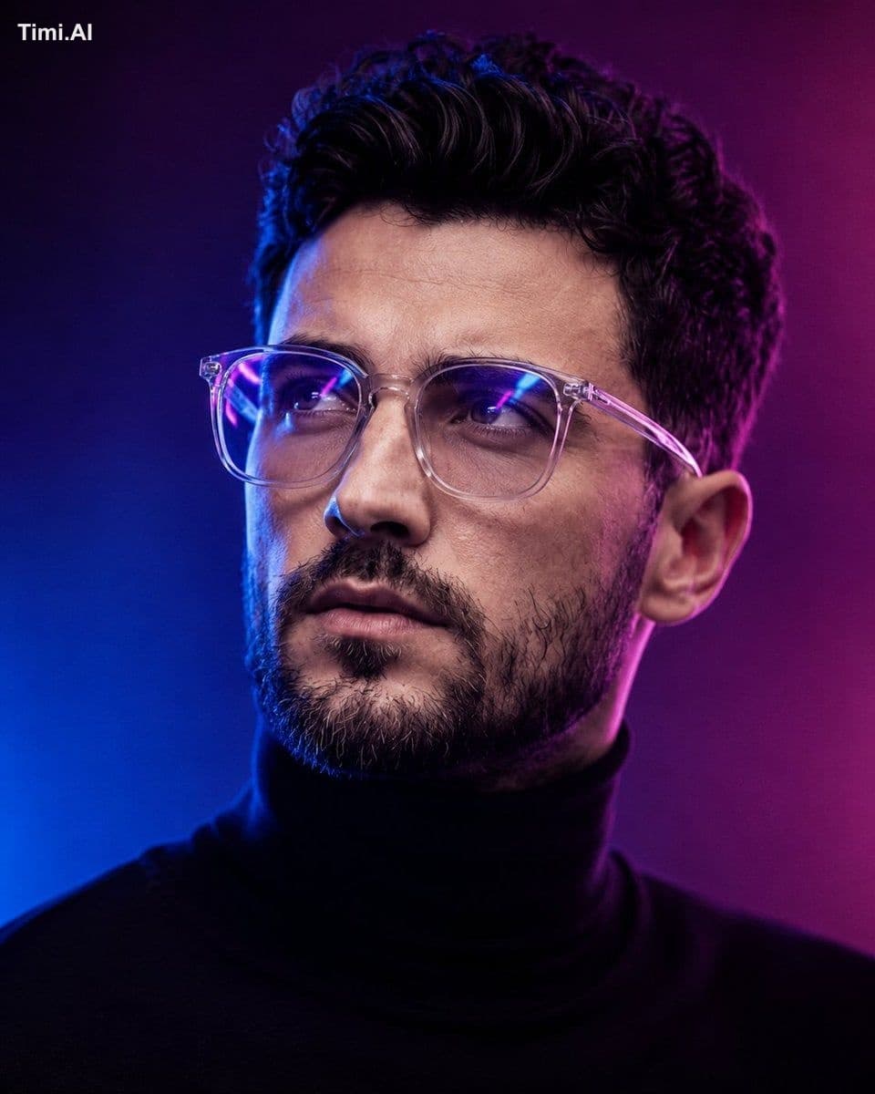 Create an ultra-realistic cinematic close-up portrait using 