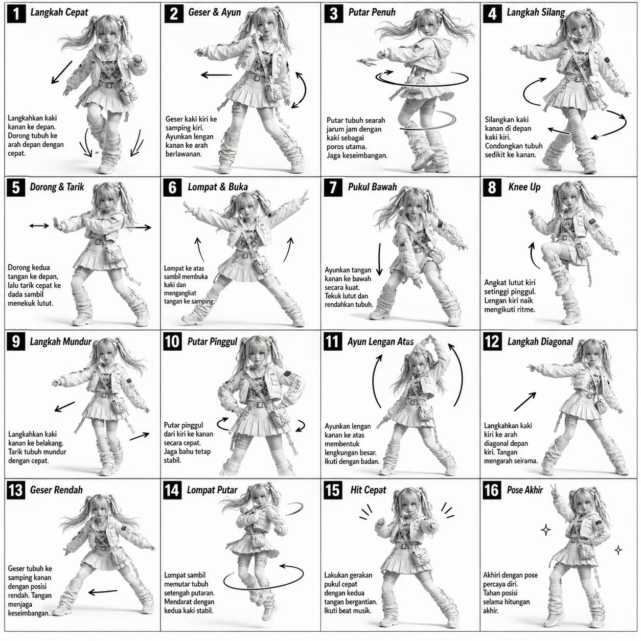 Monochromatic grayscale illustration, 3D-rendered character,