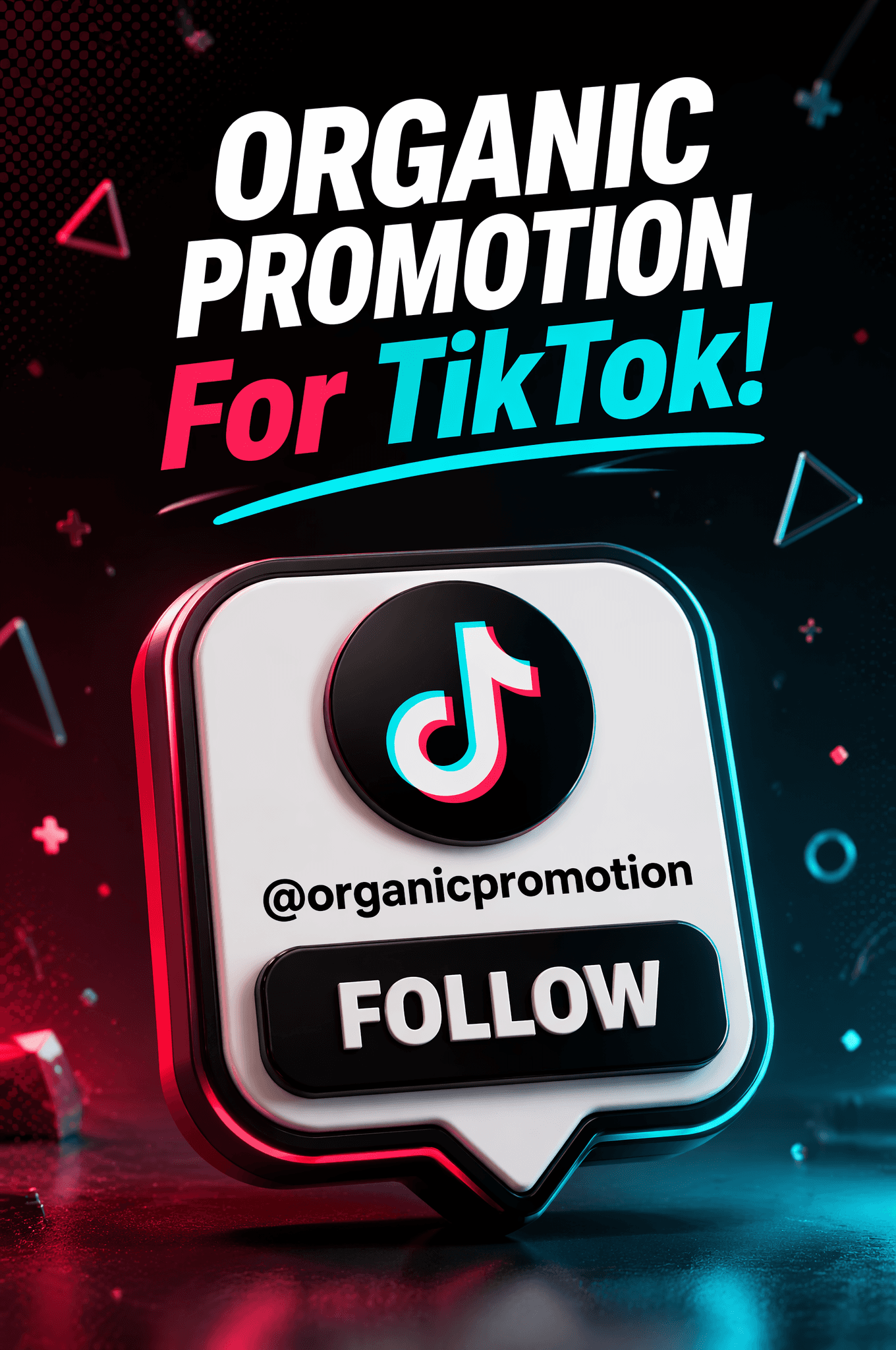 A sleek, modern 3D promotional graphic (2:3 aspect ratio) fe