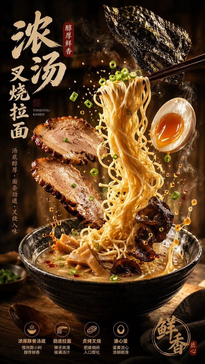 【菜品信息】
菜品名称：[菜品名称]
菜品类型：[菜品类型]
核心食材：[核心食材]
口感卖点：[口感卖点]
视觉氛围：