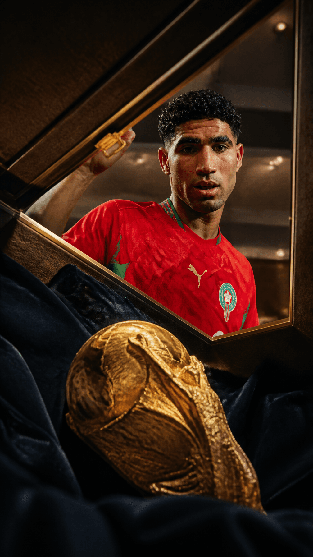 PLAYER=Achraf Hakimi Ultra-realistic sports photography, doc