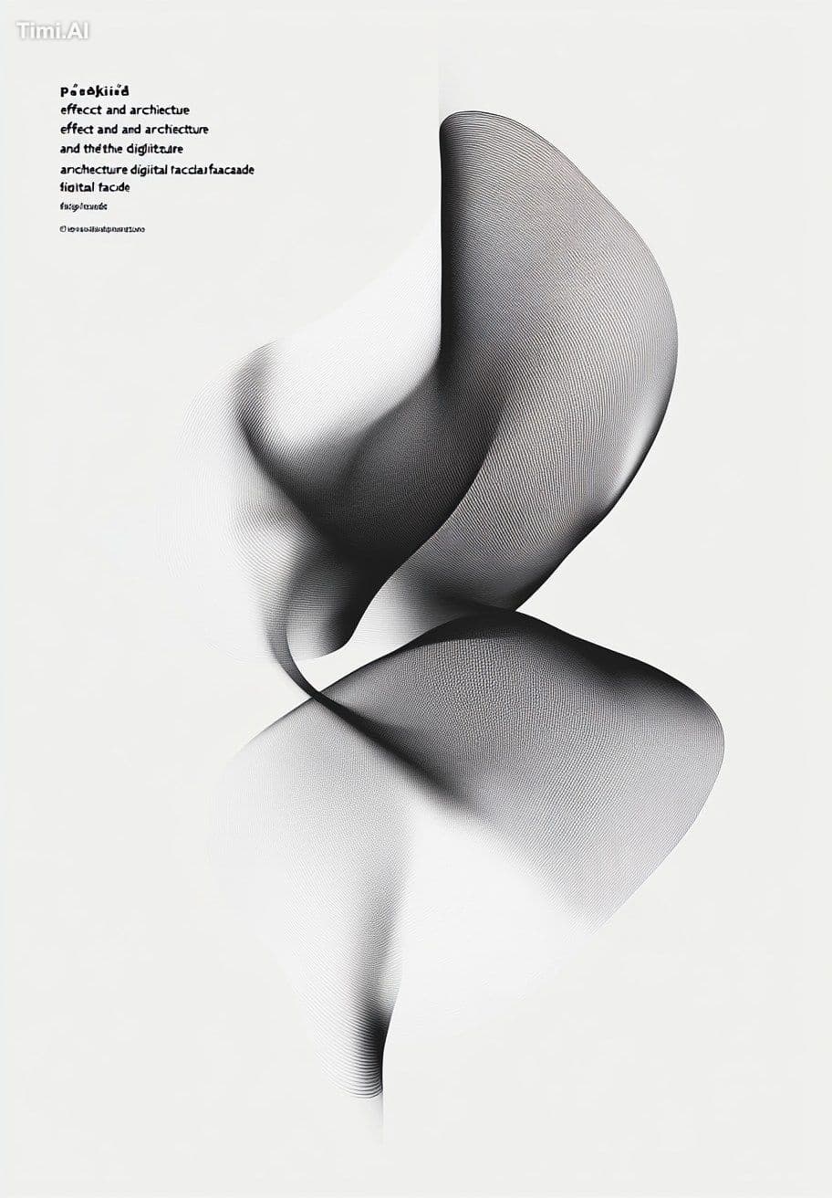 A modern, minimalist poster for " páבלה effect and architect