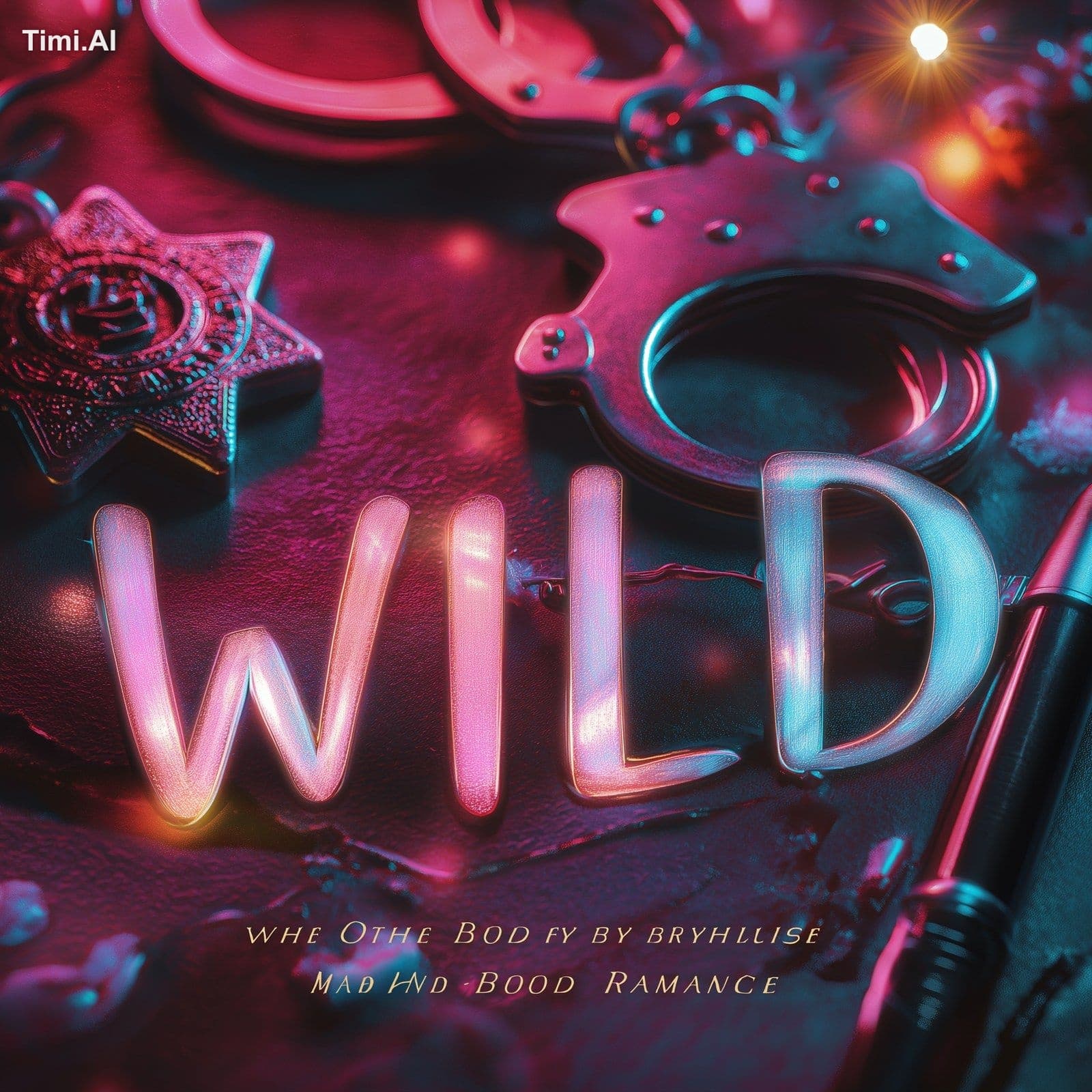 Book cover design. Title text: WILD. Subtitle text: A Why Ch