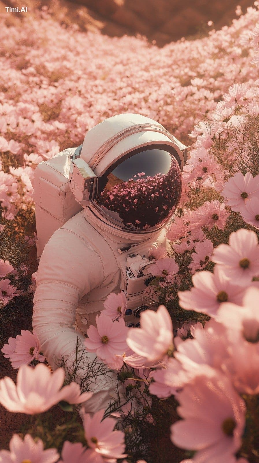 A highly detailed astronaut in a realistic, well-textured sp