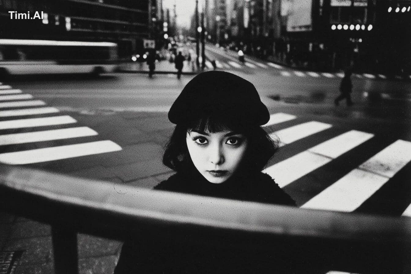 tokyo city Marc Riboud --chaos 10 --ar 3:2 --quality 2 --sty