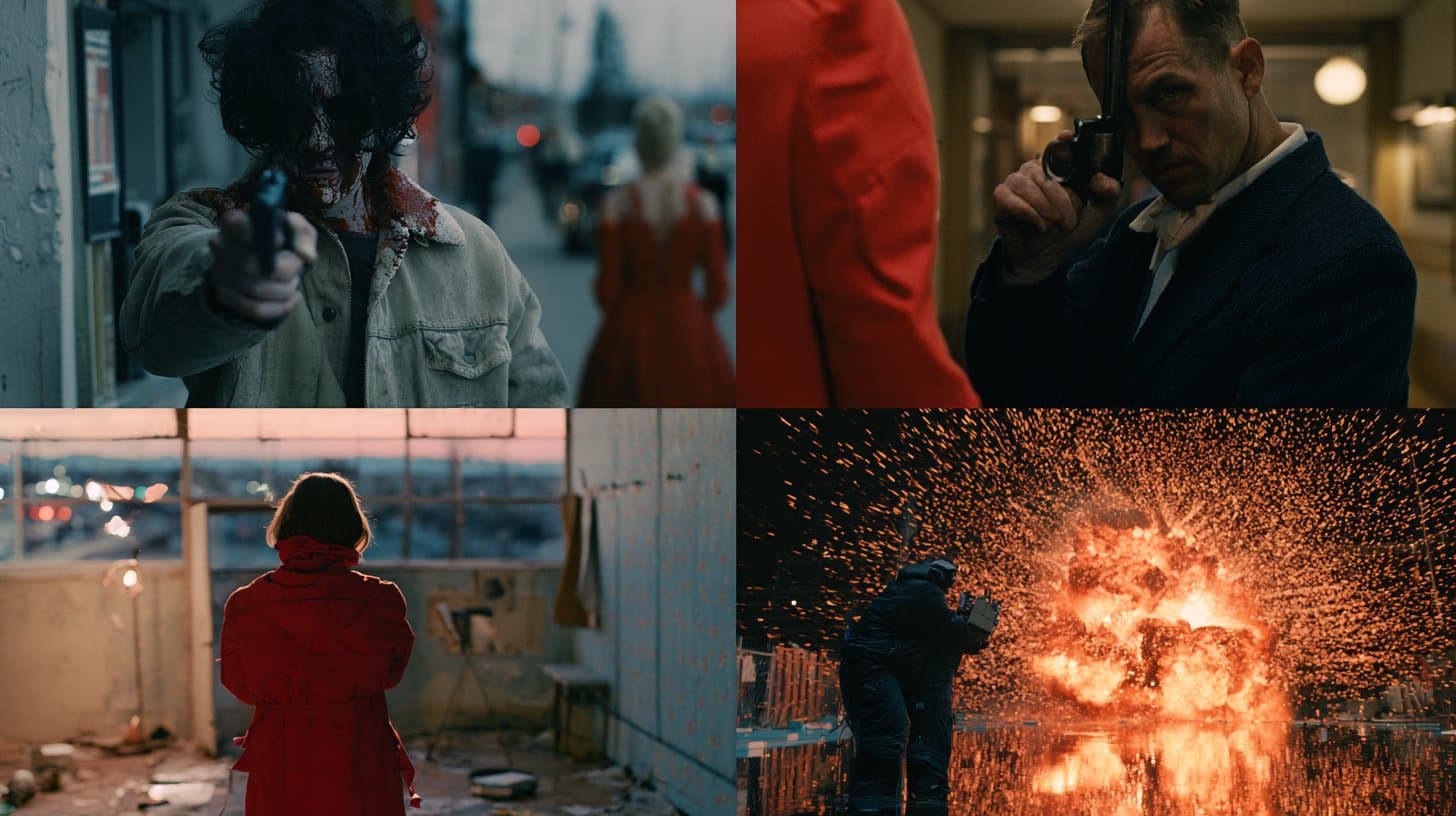 Isolate each individual frame from the contact sheet, then r