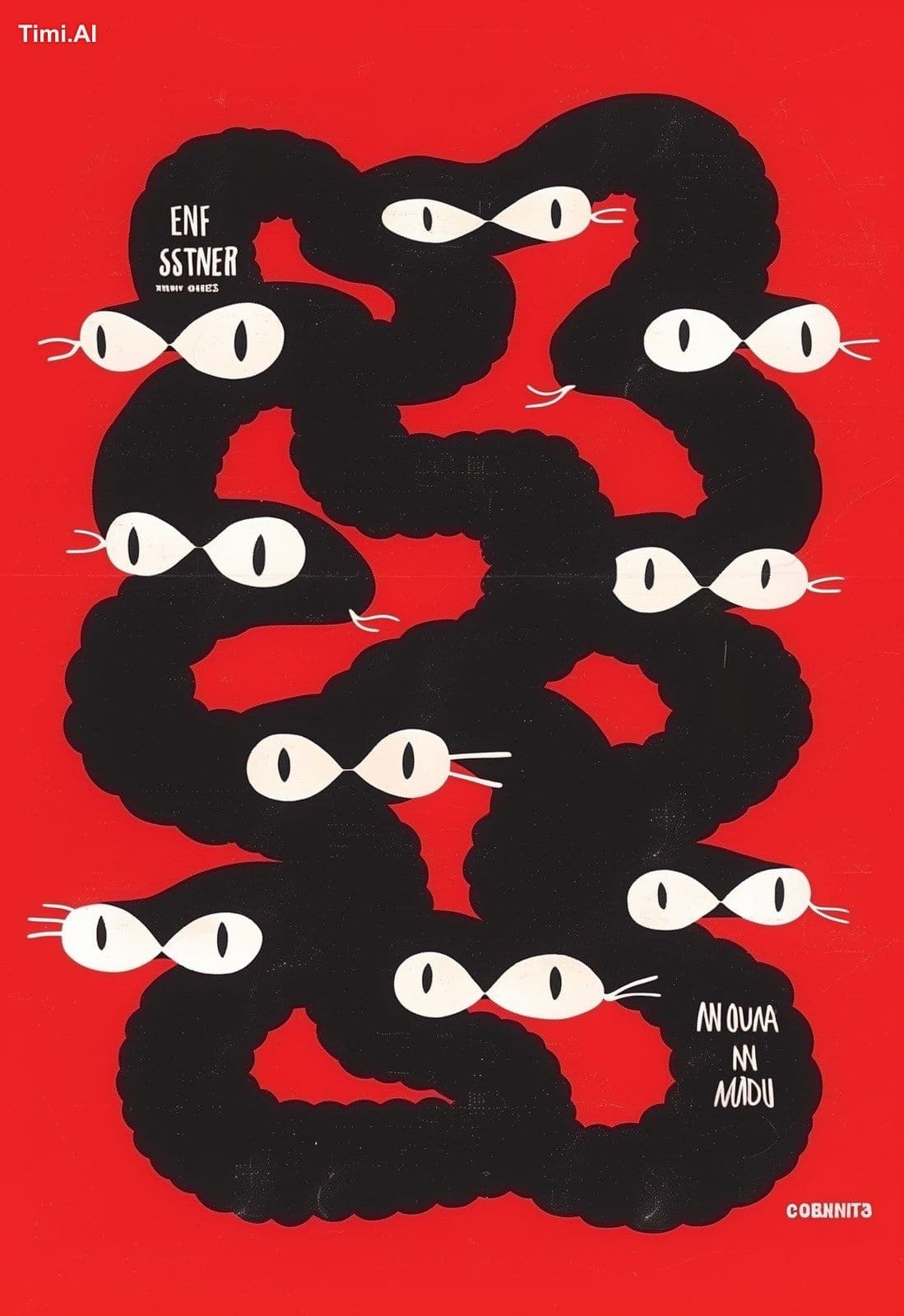 snake poster --ar 57:83 --style raw --profile 1nfkbyf --styl