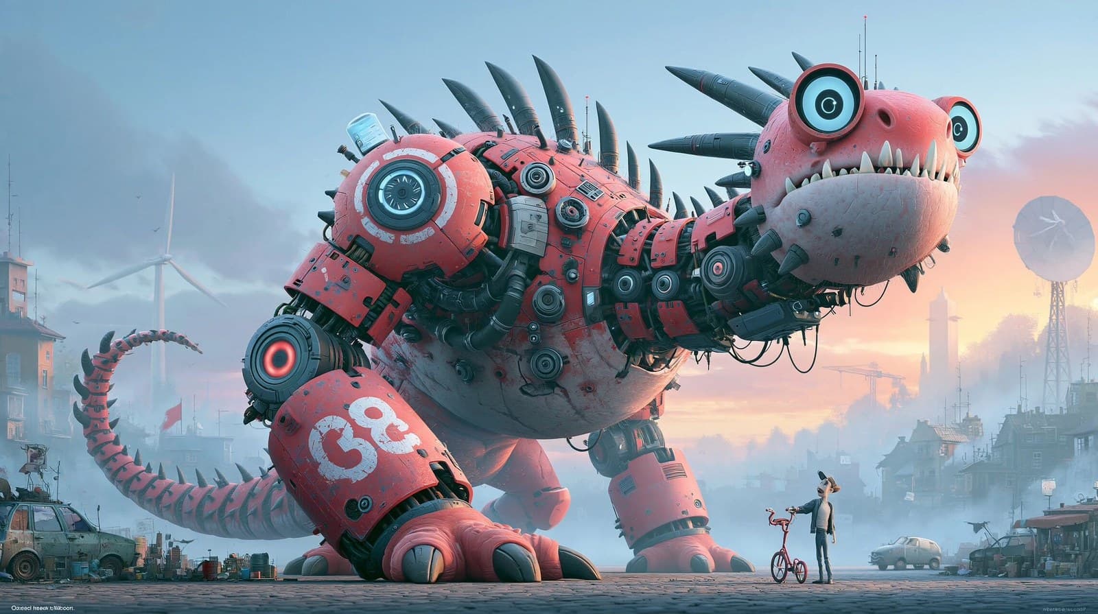 Mecha-Dragon is the android version of the mythological mons