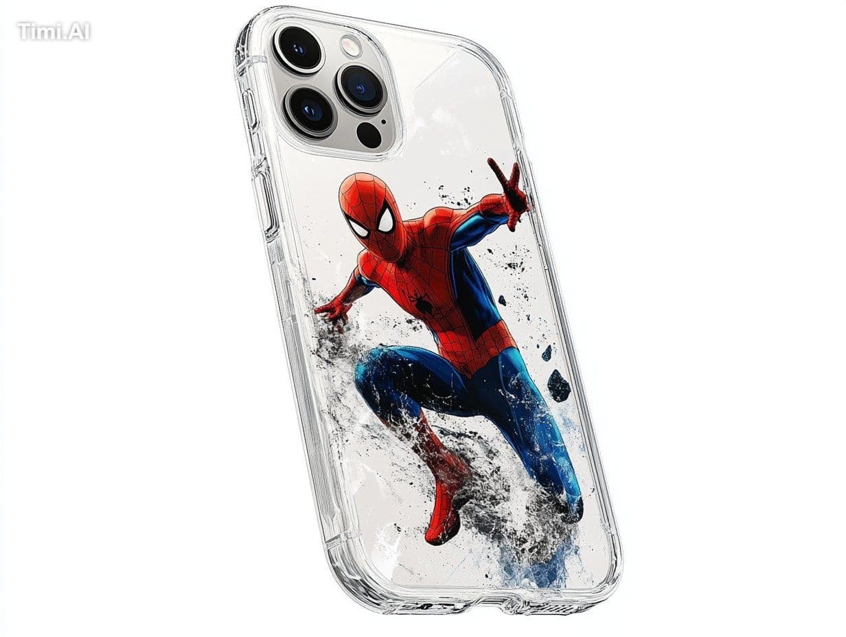 product photography | a hand holding a phone case design | i