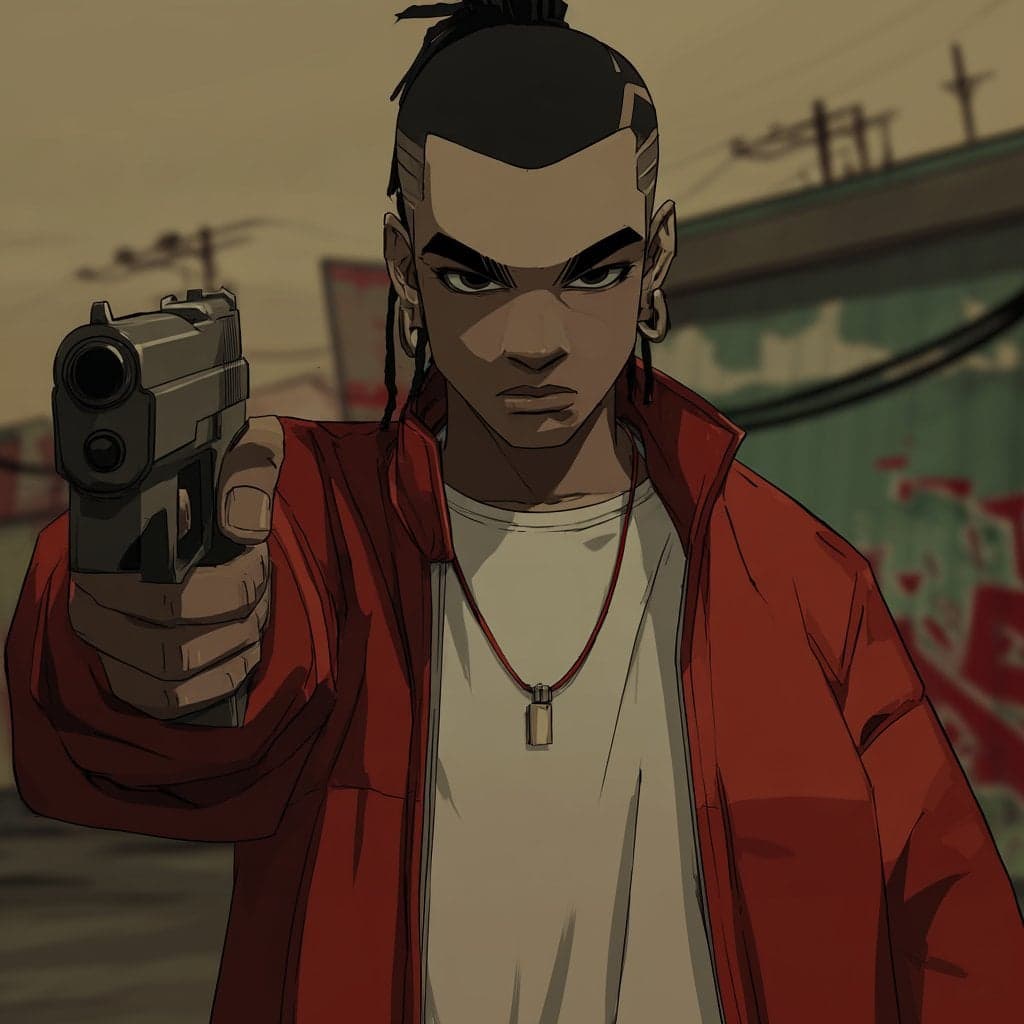 V7 is incredibly good at generating this kind of urban anime
