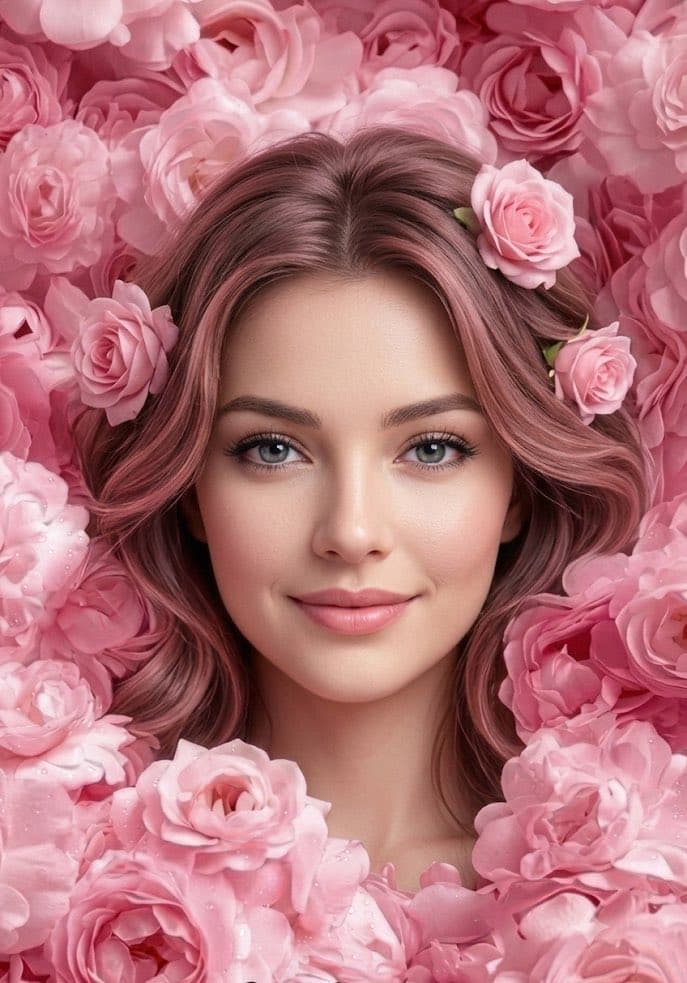 Extreme close-up ultra-photorealistic portrait of a breathta