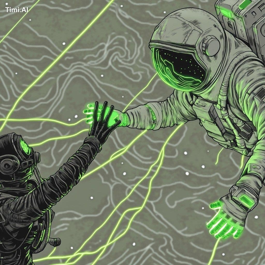Linear art with futuristic and minimalist design, featuring