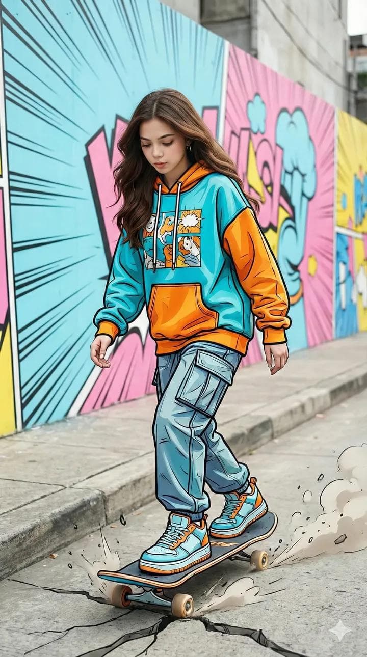 cartoon, anime, CGI, 3D render, illustration, painting, plas