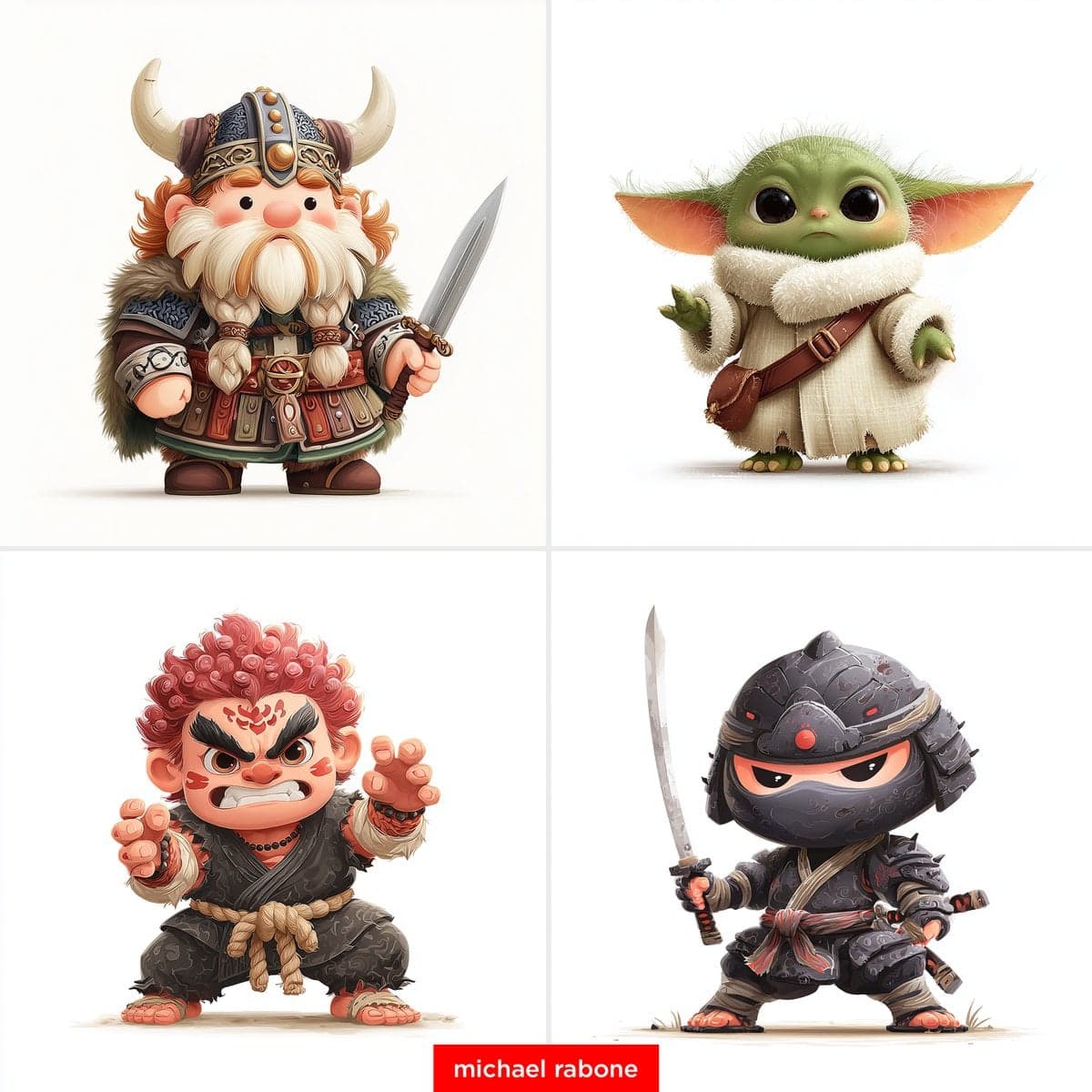 New Style --sref 3530132817
Chibi Realism Character Design