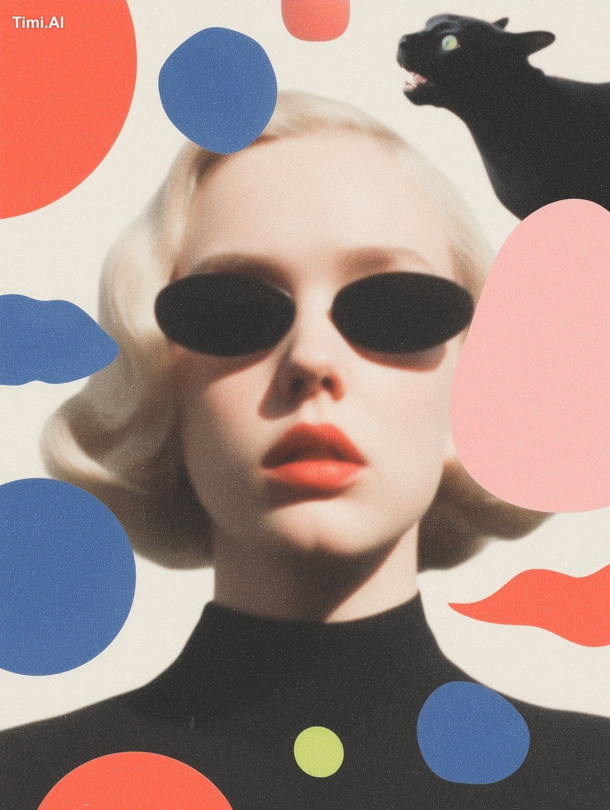 Surreal Collage in the style of Laura Romero and Yvonne Cole