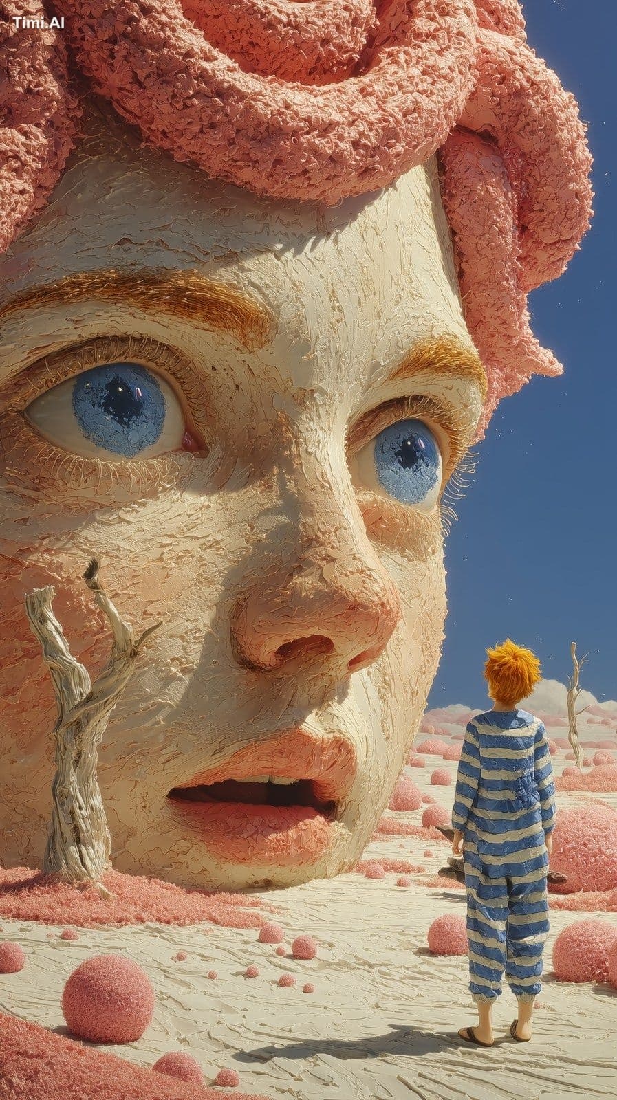 an ultra-realistic photo of A surreal dreamlike desert lands