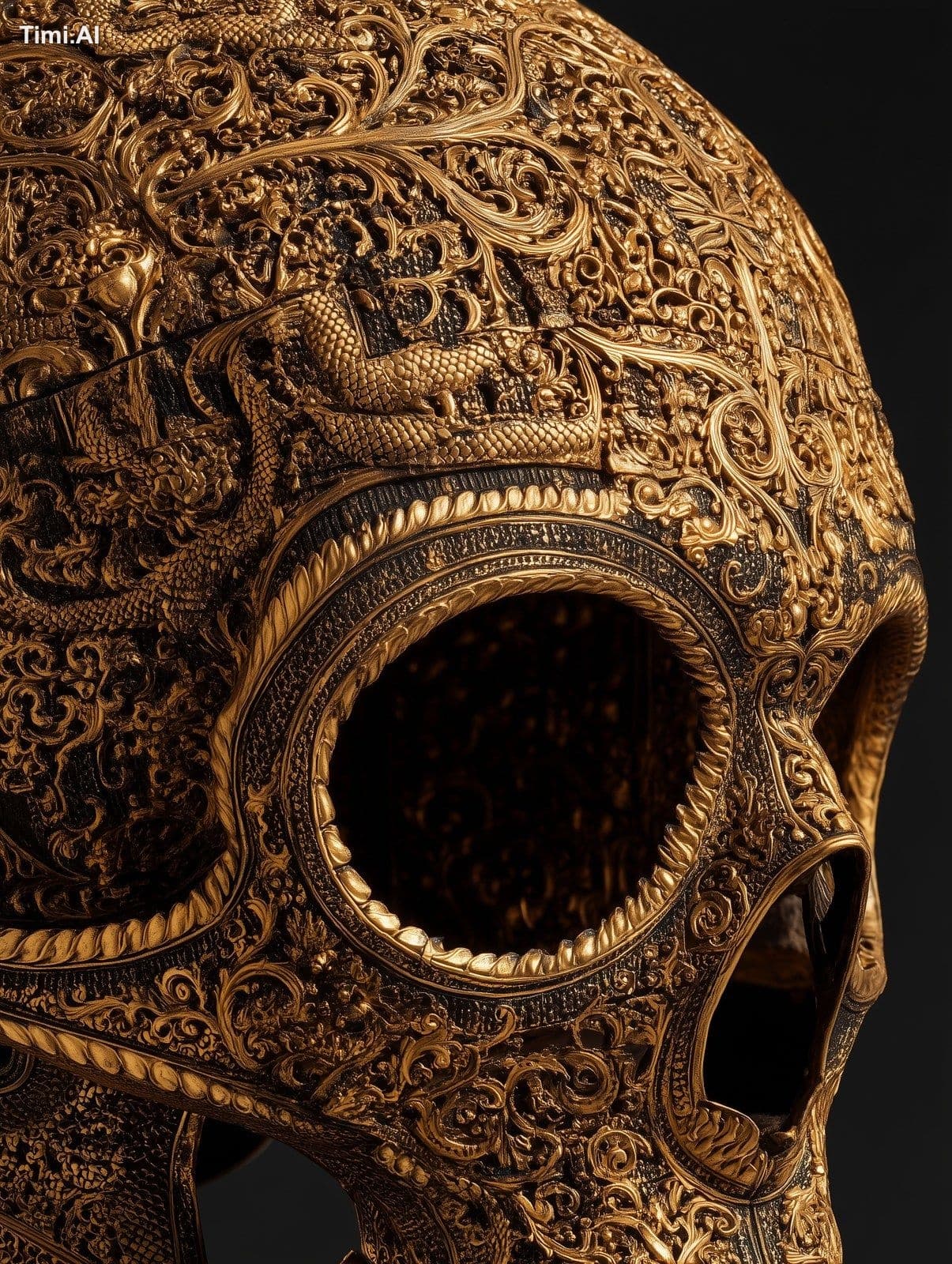 Weird things are happening, Super Ornate carvings on French 