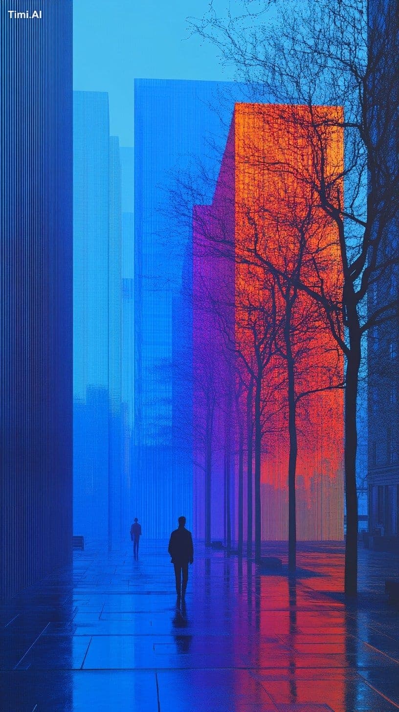 Surreal, New York, cityscape, --chaos 10 --ar 9:16 --style r