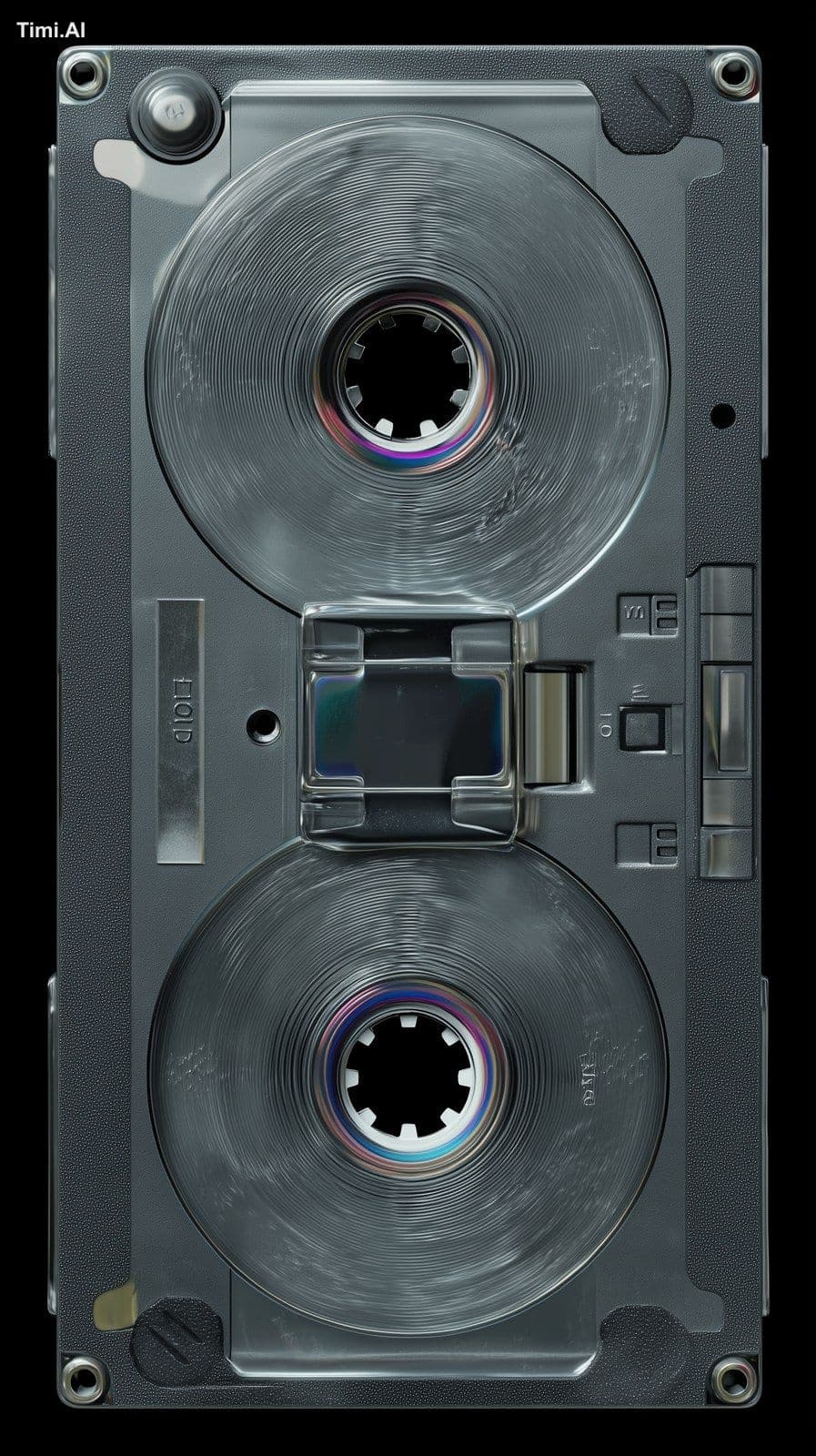 VHS tape (flat scan illusion), scale to fit, 2D --ar 9:16 --