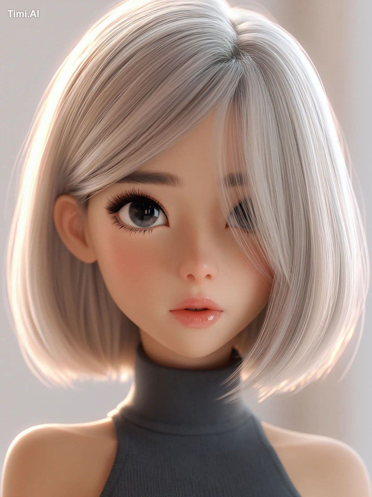 https://s.mj.run/gutwzHEBDnk Front facing studio beauty port
