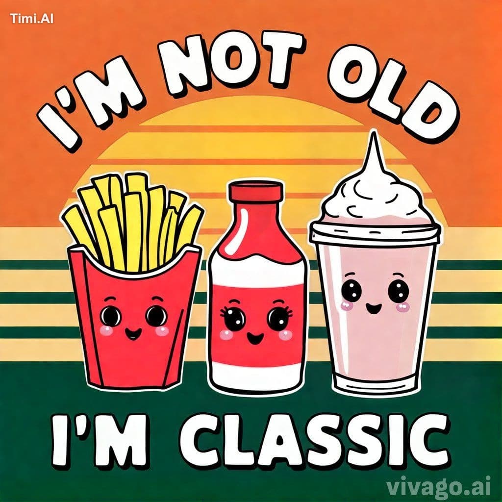 The image features a humorous design with the text "I'M NOT 