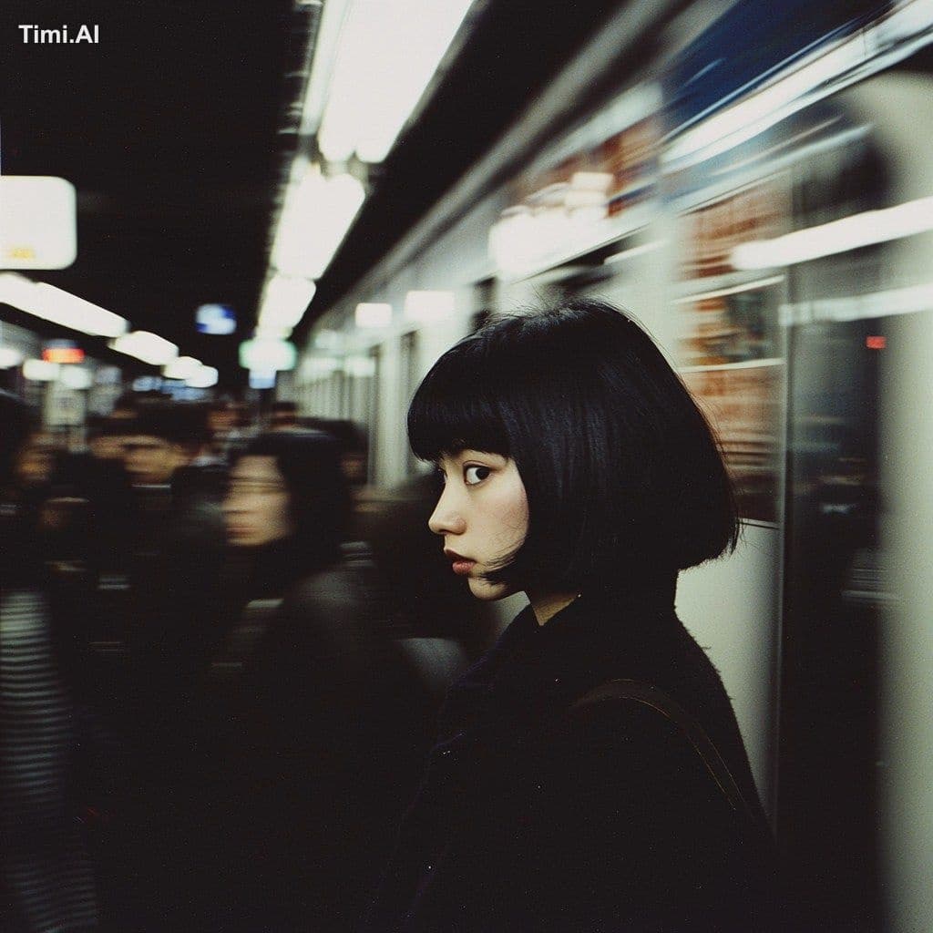 photo by nobuyoshi araki, A photograph of an Asian woman wit