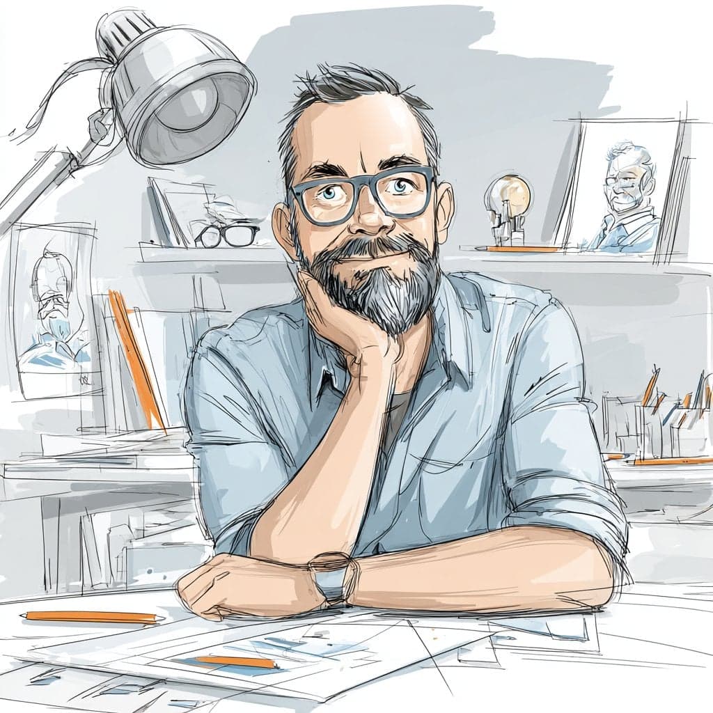 This style feels like a blend of urban sketching, architectu