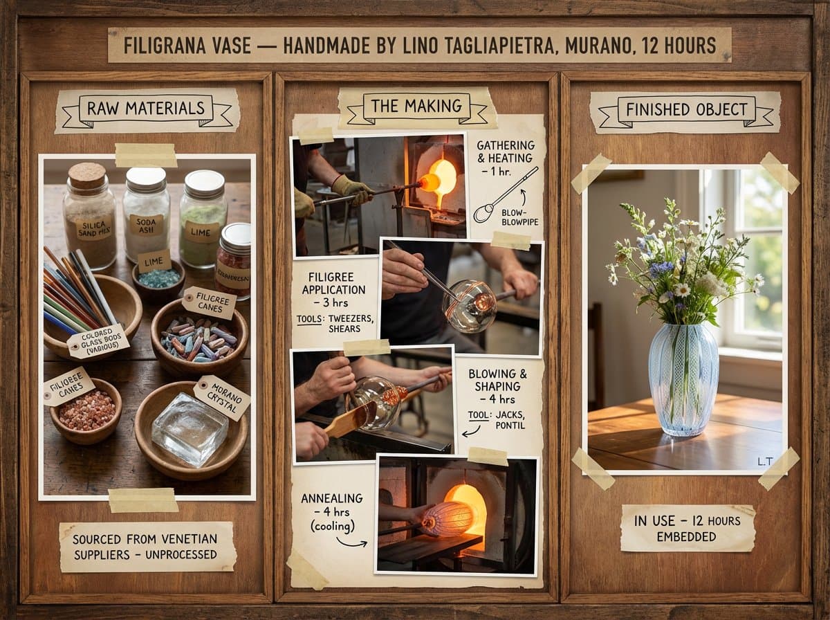 An artisan's method board for [HANDMADE OBJECT] — [TECHNIQUE