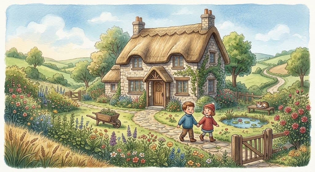 Create enchanting cinematic storybook illustrations with a s