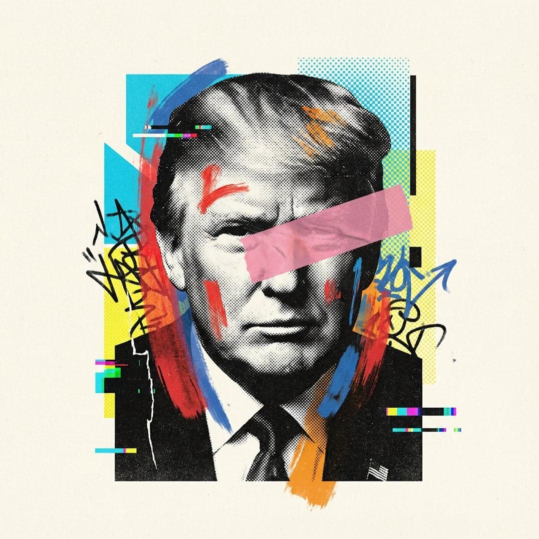 [PERSON \ BRAND] visualized as the central masterpiece of a 