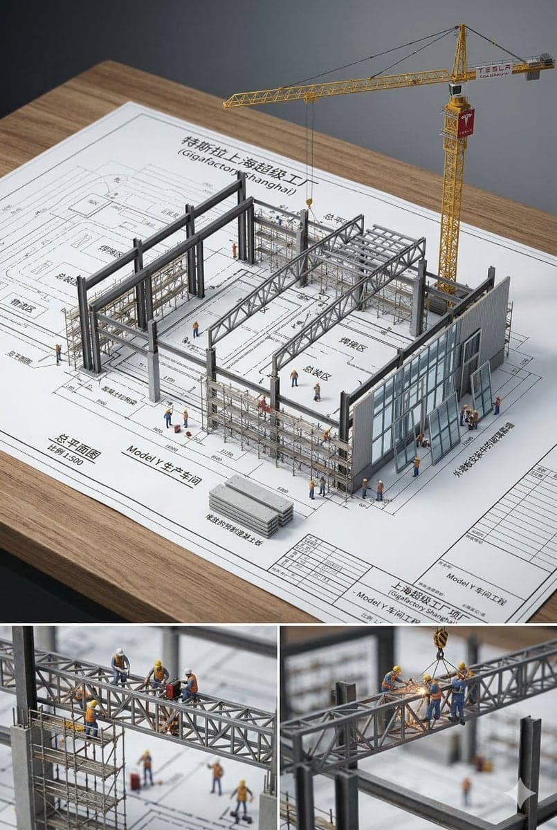 An architectural blueprint of {BUILDING_NAME} placed on a {S