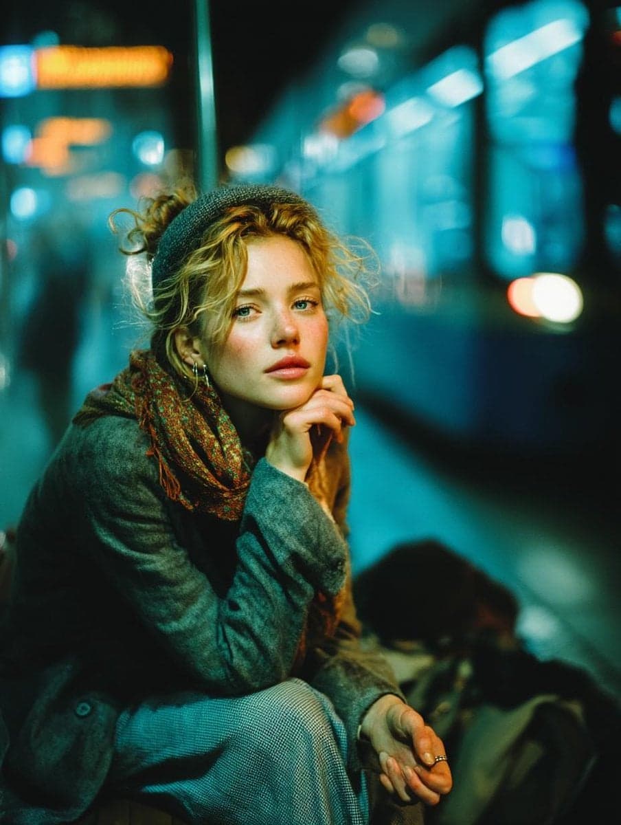 {
  "Objective": "Create a moody cinematic portrait capturin